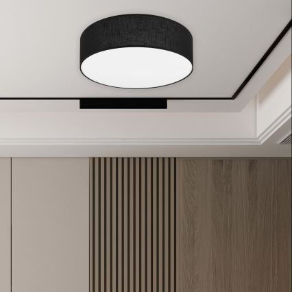 Brilagi - Iluminação de teto LED SIRIJA LED/24W/230V diâmetro 45 cm preto