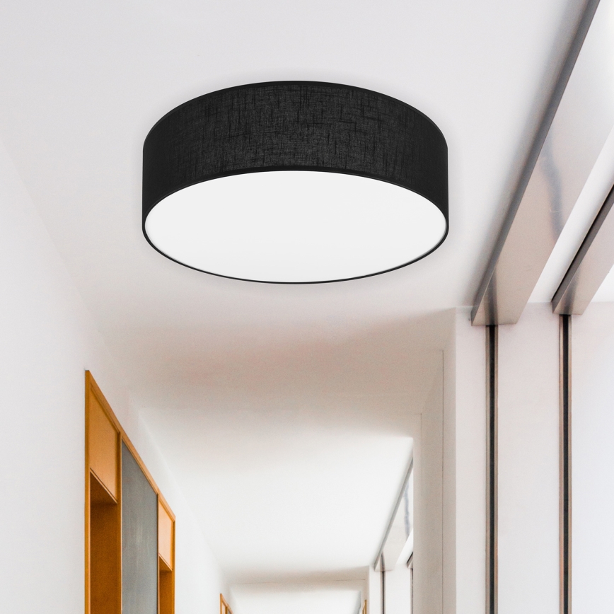 Brilagi - Iluminação de teto LED SIRIJA LED/24W/230V diâmetro 45 cm preto