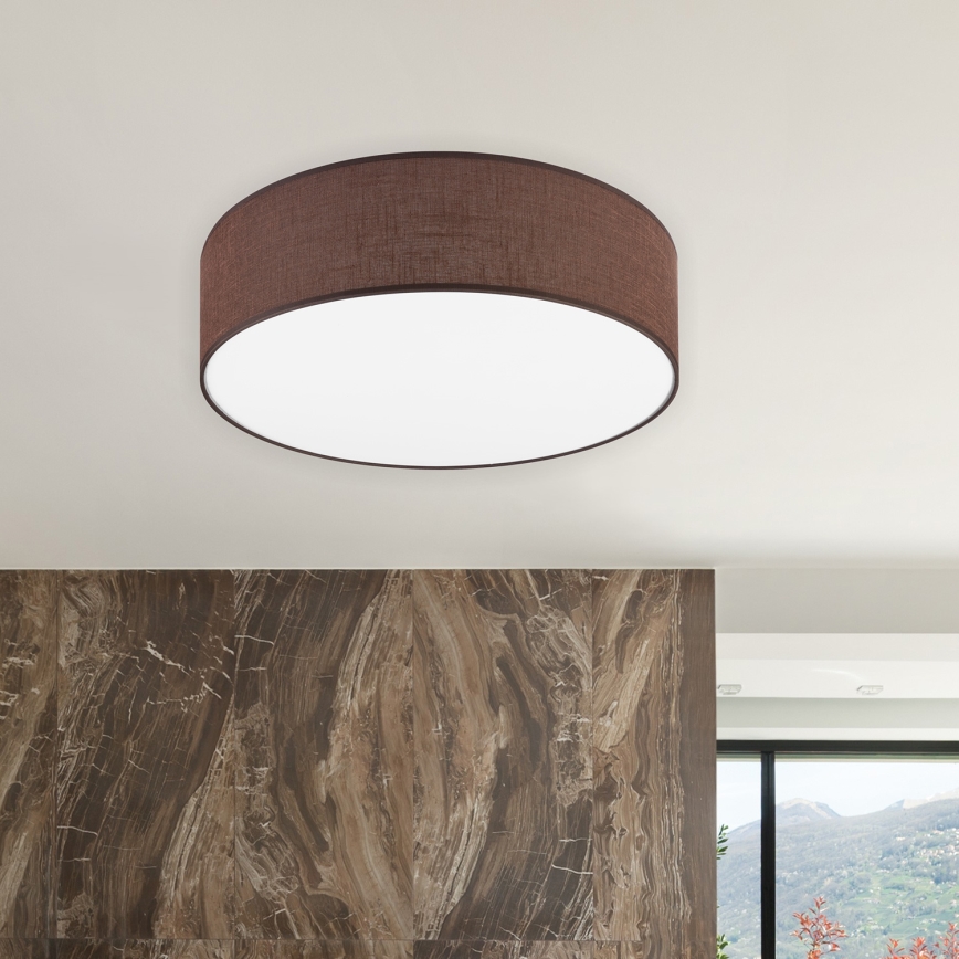 Brilagi - Iluminação de teto LED SIRIJA LED/36W/230V diâmetro 45 cm castanho