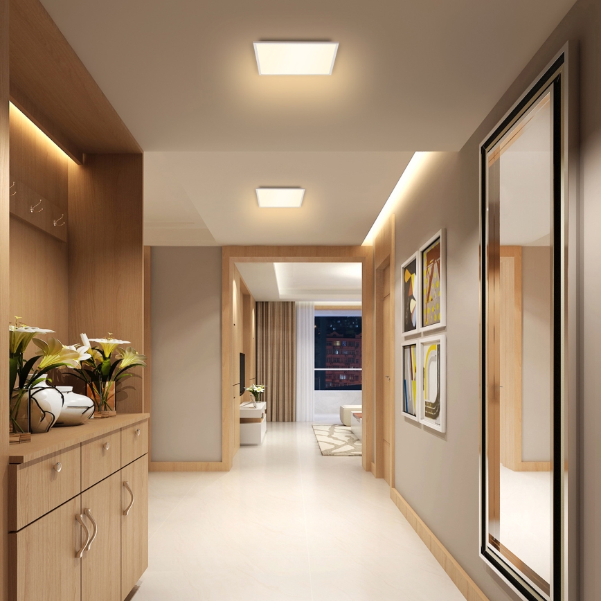 Brilagi - Iluminação de teto LED SLIMFRAME LED/25W/230V 30x30 cm branco