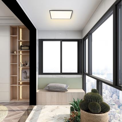 Brilagi - Iluminação de teto LED SLIMFRAME LED/36W/230V 45x45 cm preto