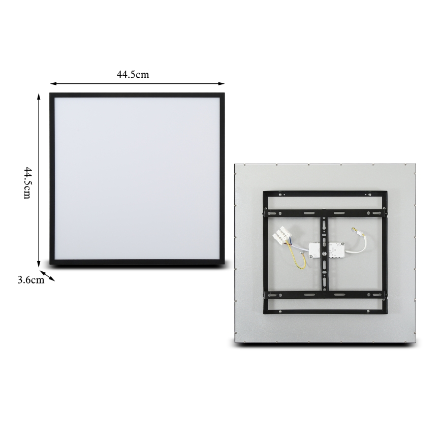 Brilagi - Iluminação de teto LED SLIMFRAME LED/36W/230V 45x45 cm preto