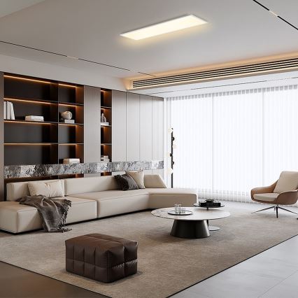 Brilagi - Iluminação de teto LED SLIMFRAME LED/58W/230V 120x30 cm branco