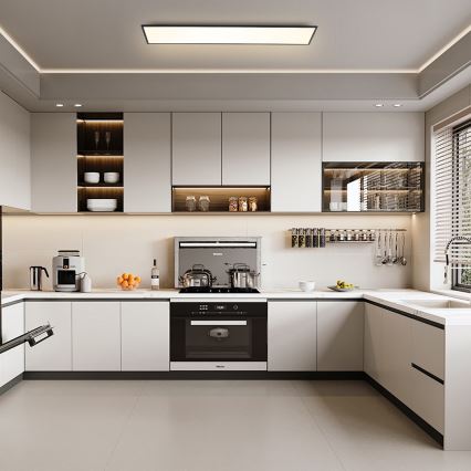 Brilagi - Iluminação de teto LED SLIMFRAME LED/58W/230V 120x30 cm preto