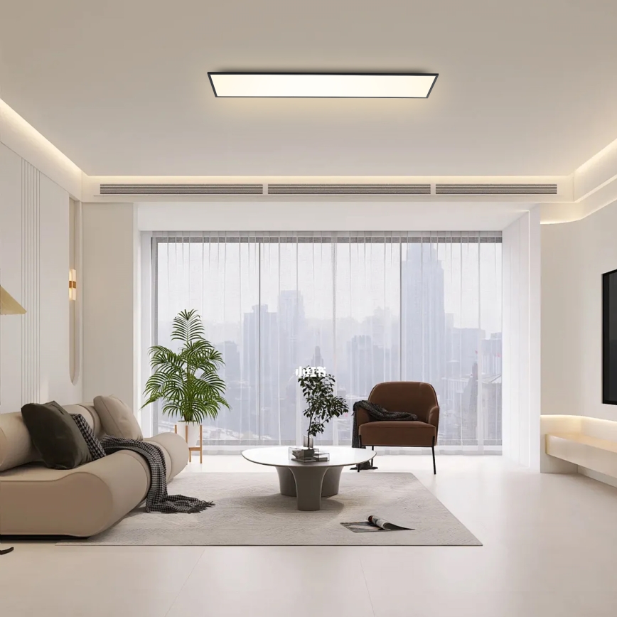 Brilagi - Iluminação de teto LED SLIMFRAME LED/58W/230V 120x30 cm preto