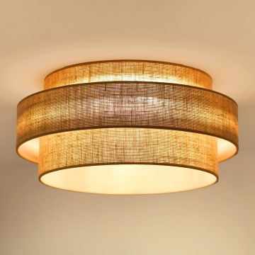 Brilagi - Iluminação de teto LED SPACE YUTE LED/12W/230V diâmetro 50 cm 3000K/4000K/6400K bege