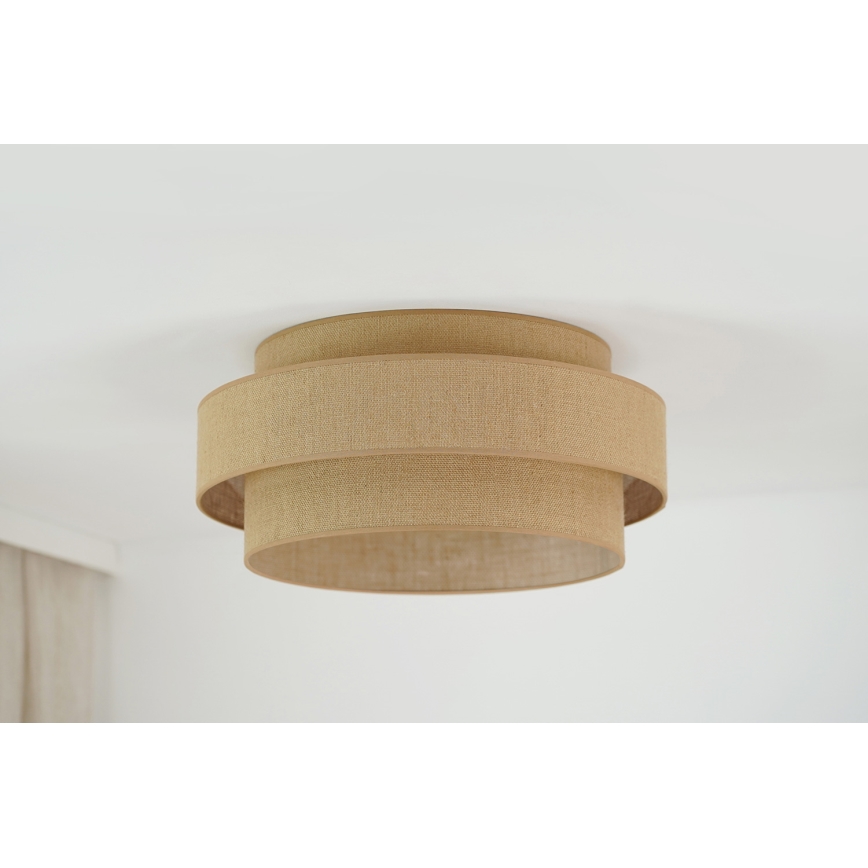 Brilagi - Iluminação de teto LED SPACE YUTE LED/12W/230V diâmetro 50 cm 3000K/4000K/6400K bege