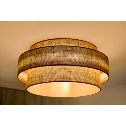 Brilagi - Iluminação de teto LED SPACE YUTE LED/12W/230V diâmetro 50 cm 3000K/4000K/6400K bege