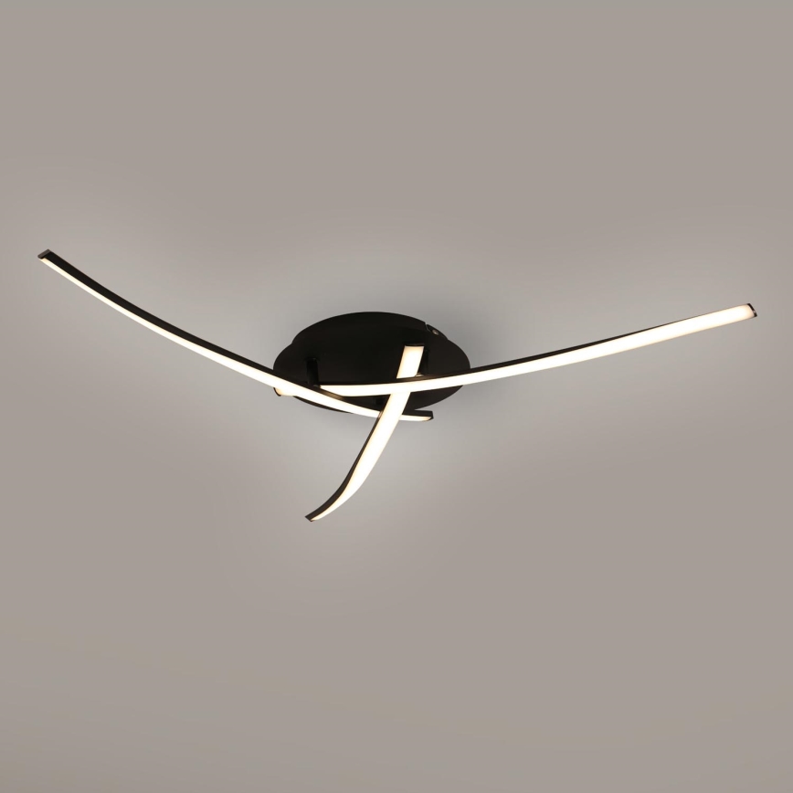 Brilagi - Iluminação de teto LED STRIPES LED/24W/230V preto