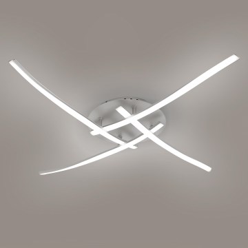 Brilagi - Iluminação de teto LED STRIPES LED/32W/230V prateado