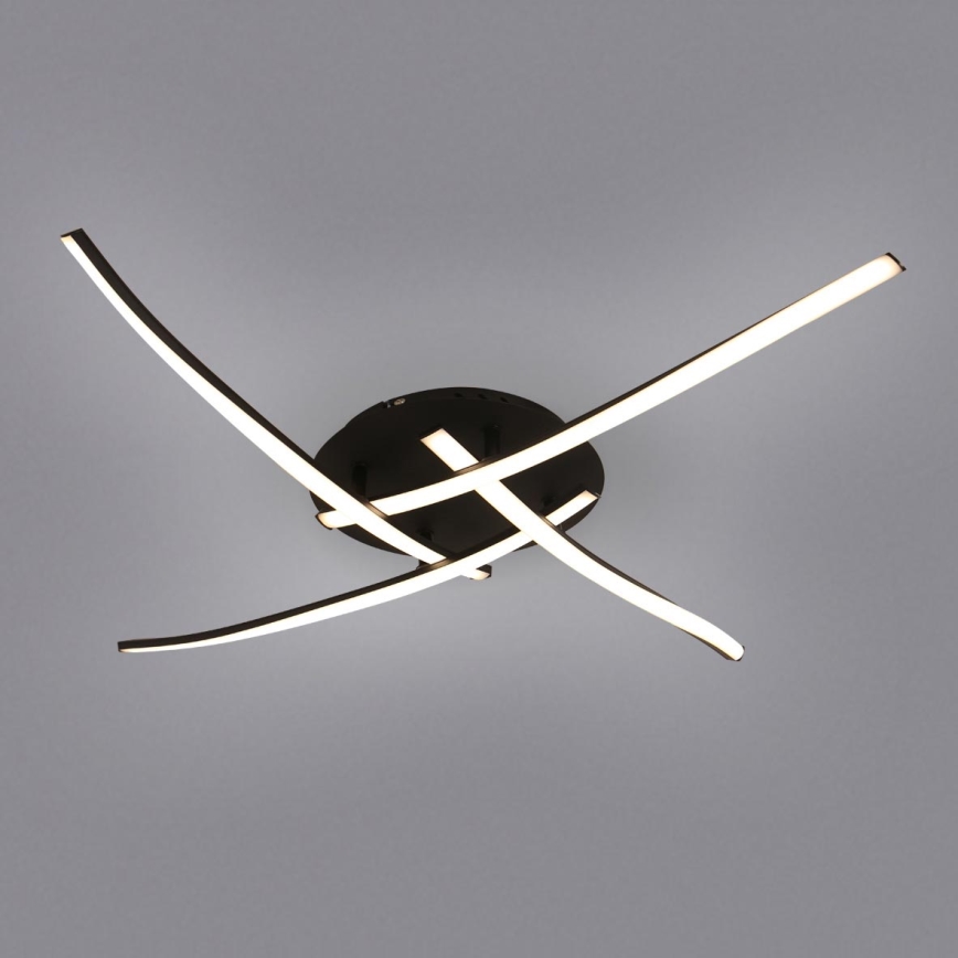 Brilagi - Iluminação de teto LED STRIPES LED/32W/230V preto