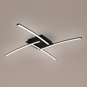 Brilagi - Iluminação de teto LED STRIPES LED/32W/230V preto