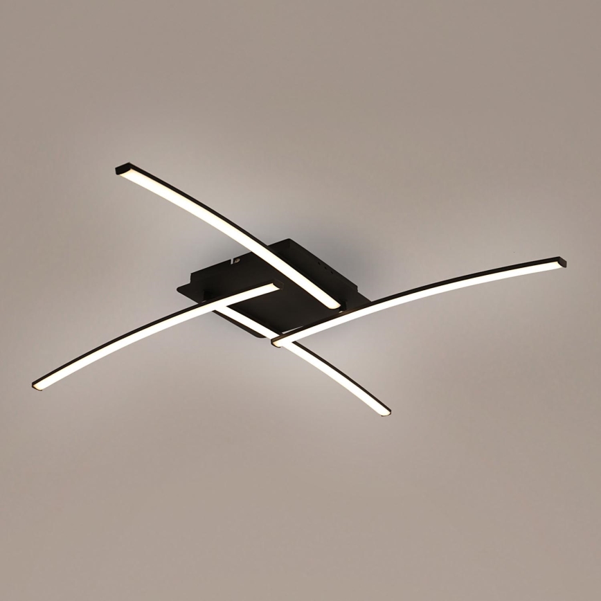 Brilagi - Iluminação de teto LED STRIPES LED/32W/230V preto