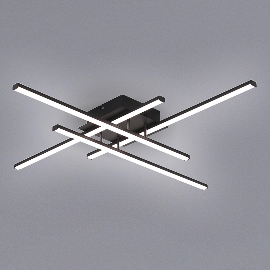 Brilagi - Iluminação de teto LED STRIPES LED/37W/230V preto