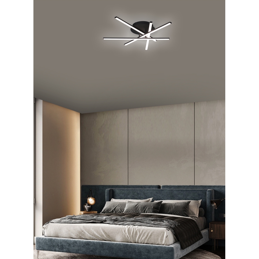 Brilagi - Iluminação de teto LED STRIPES LED/40W/230V preto