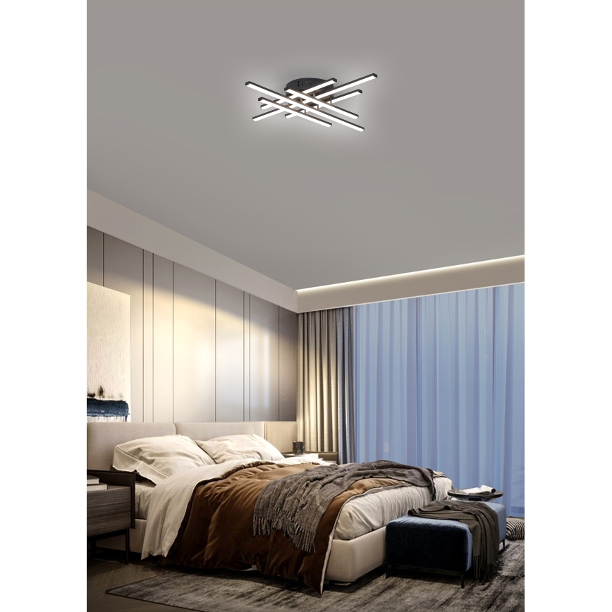 Brilagi - Iluminação de teto LED STRIPES LED/42W/230V preto