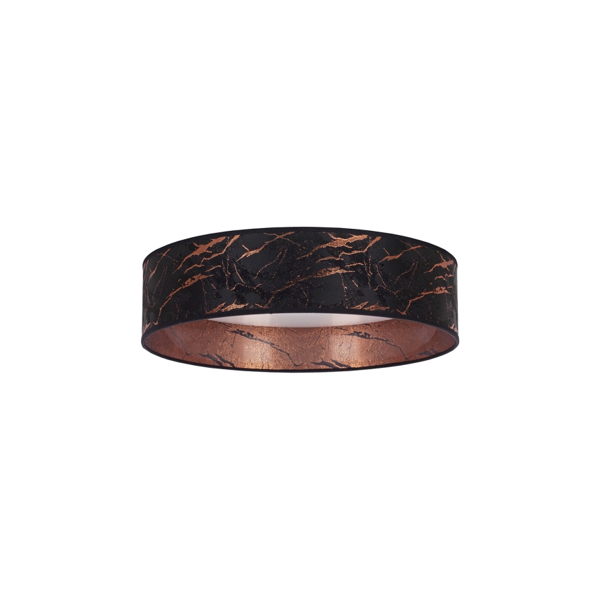 Brilagi - Iluminação de teto LED VELVET LED/12W/230V d. 30 cm 3000K/4000K/6400K preto/cobre