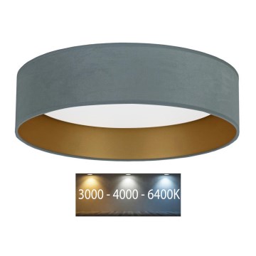 Brilagi - Iluminação de teto LED VELVET LED/24W/230V d. 40 cm 3000/4000/6400K menta/dourada