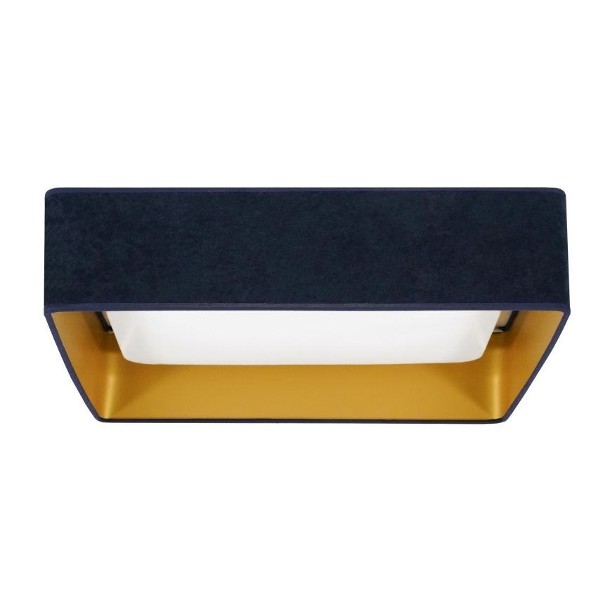 Brilagi - Iluminação de teto LED VELVET SQUARE LED/24W/230V azul escuro