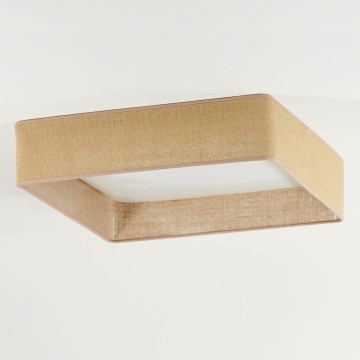 Brilagi - Iluminação de teto LED VELVET SQUARE LED/24W/230V castanho