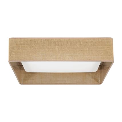 Brilagi - Iluminação de teto LED VELVET SQUARE LED/24W/230V castanho