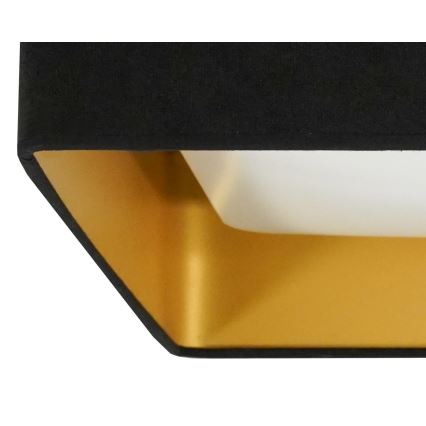 Brilagi - Iluminação de teto LED VELVET SQUARE LED/24W/230V preto
