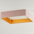 Brilagi - Iluminação de teto LED VELVET SQUARE LED/24W/230V rosa
