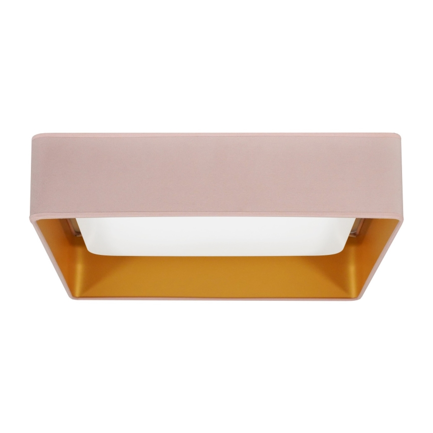 Brilagi - Iluminação de teto LED VELVET SQUARE LED/24W/230V rosa