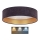 Brilagi - Iluminação de teto LED VELVET STAR LED/24W/230V d. 40 cm 3000K/4000K/6400K cinzento/dourado