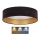 Brilagi - Iluminação de teto LED VELVET STAR LED/24W/230V d. 40 cm 3000K/4000K/6400K preto/dourado