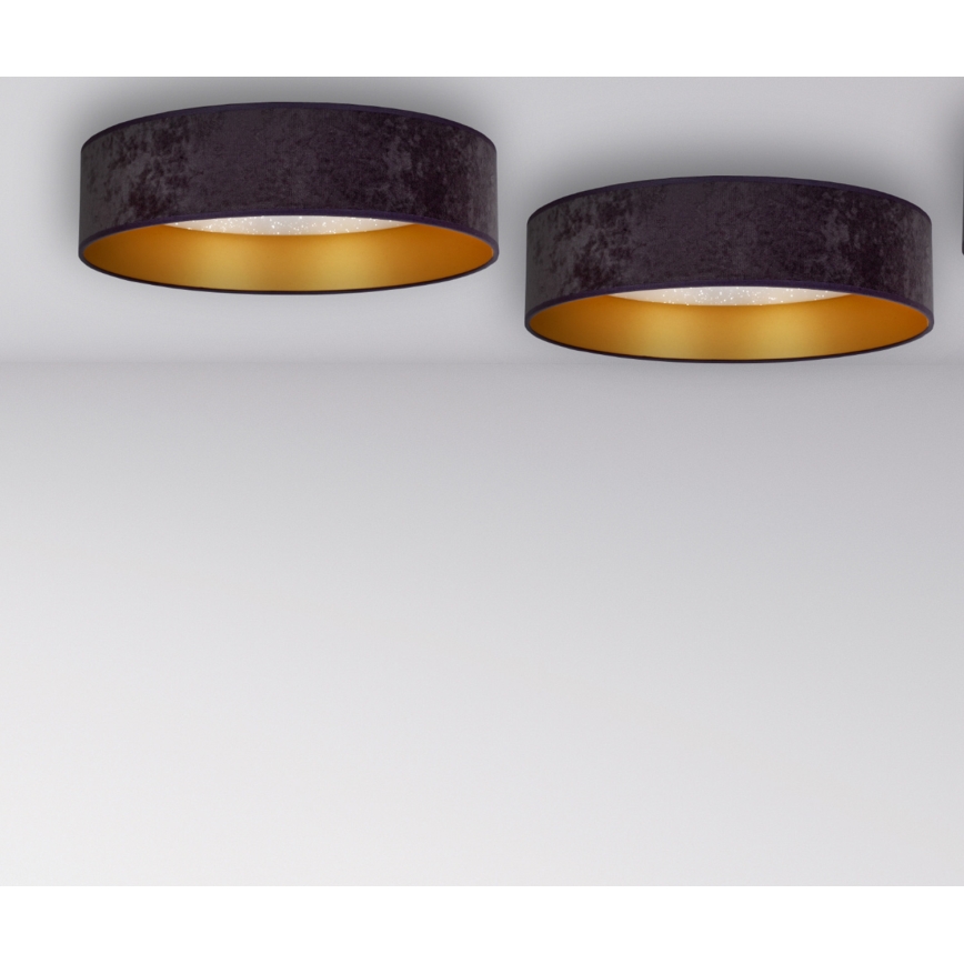 Brilagi - Iluminação de teto LED VELVET STAR LED/24W/230V d. 40 cm 3000K/4000K/6400K cinzento/dourado