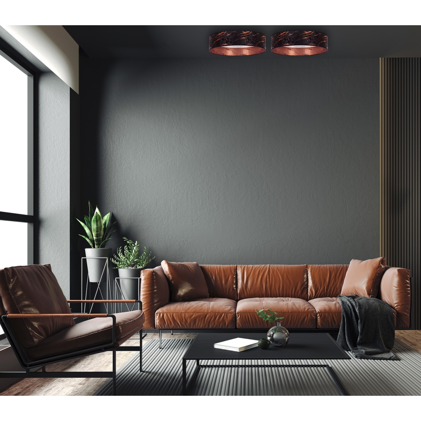 Brilagi - Iluminação de teto LED VELVET STAR LED/24W/230V d. 40 cm 3000K/4000K/6400K preto/cobre
