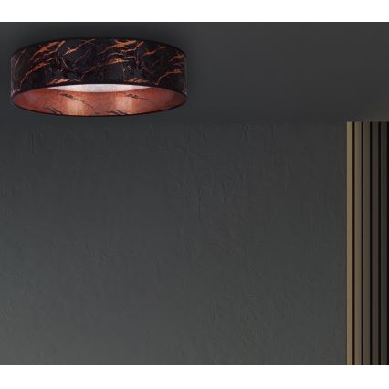 Brilagi - Iluminação de teto LED VELVET STAR LED/24W/230V d. 40 cm 3000K/4000K/6400K preto/cobre