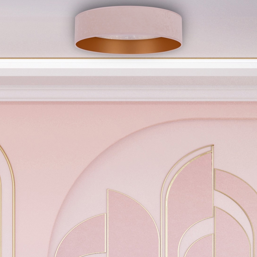 Brilagi - Iluminação de teto LED VELVET STAR LED/24W/230V d. 40 cm 3000K/4000K/6400K rosa/dourado