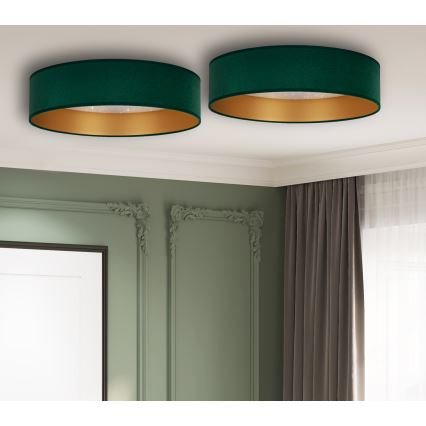 Brilagi - Iluminação de teto LED VELVET STAR LED/24W/230V d. 40 cm 3000K/4000K/6400K verde/dourado