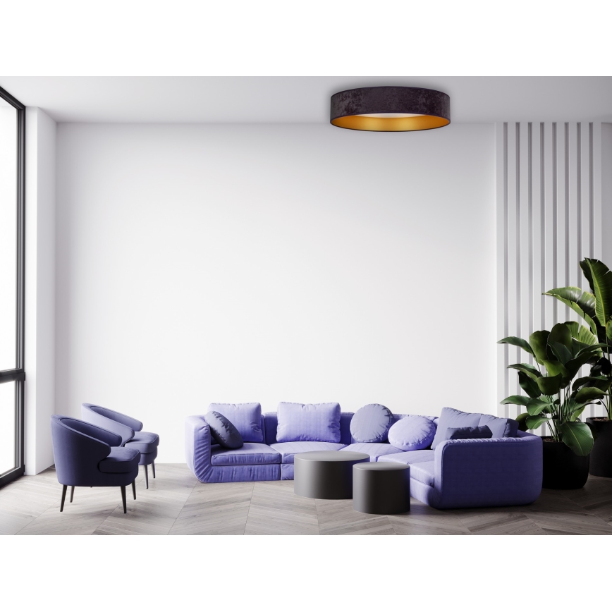 Brilagi - Iluminação de teto LED VELVET STAR LED/36W/230V d. 55 cm 3000K/4000K/6400K cinzento/dourado