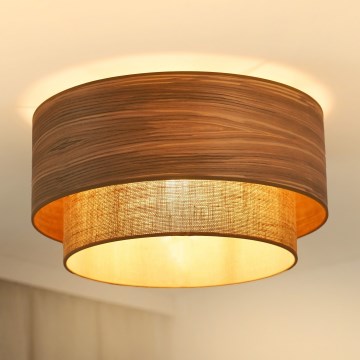 Brilagi - Iluminação de teto MONTANA BOHO 1xE27/15W/230V diâmetro 45 cm castanho
