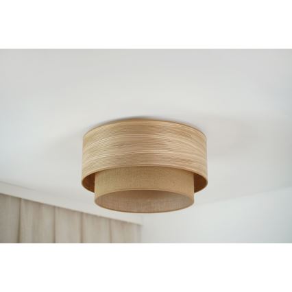 Brilagi - Iluminação de teto MONTANA BOHO 1xE27/15W/230V diâmetro 45 cm castanho