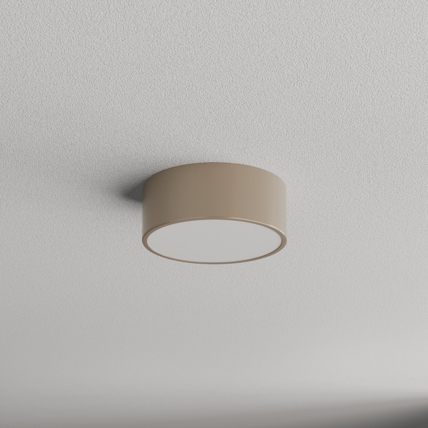 Brilagi - Iluminação de teto para casa de banho CLARE 1xE27/24W/230V diâmetro 20 cm IP54 bege