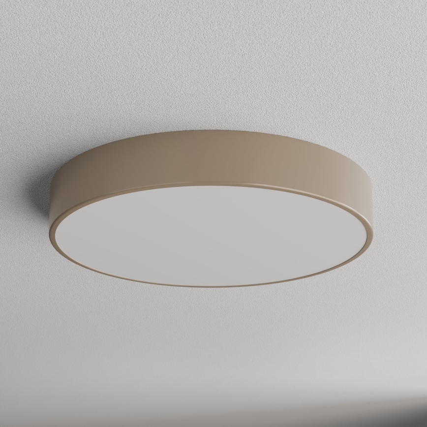 Brilagi - Iluminação de teto para casa de banho CLARE 4xE27/24W/230V diâmetro 50 cm IP54 bege