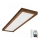 Brilagi - Iluminação de teto para casa de banho LED com regulação WOODY FRAME LED/50W/230V carvalho cereja 120x30 cm 3000-6000K IP44 + comando