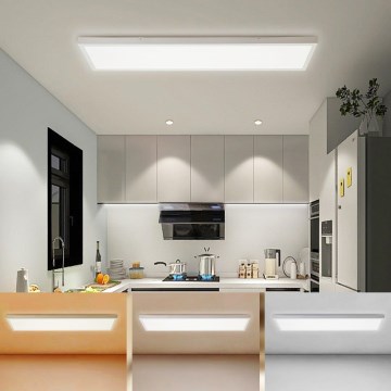 Brilagi - Iluminação de teto para casa de banho LED FRAME LED/50W/230V 30x120 cm 3000/4000/6000K IP44 branco