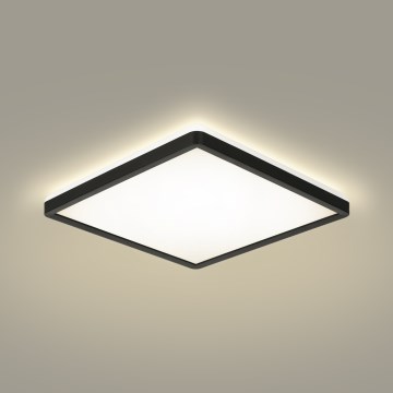 Brilagi - Iluminação de teto para casa de banho LED ULTRA SLIM LED/18W/230V 30x30 cm preto IP54