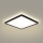 Brilagi - Iluminação de teto para casa de banho LED ULTRA SLIM LED/18W/230V 30x30 cm preto IP54
