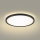 Brilagi - Iluminação de teto para casa de banho LED ULTRA SLIM LED/18W/230V diâmetro 30 cm preto IP54