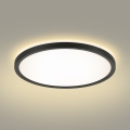 Brilagi - Iluminação de teto para casa de banho LED ULTRA SLIM LED/24W/230V diâmetro 42 cm preto IP54
