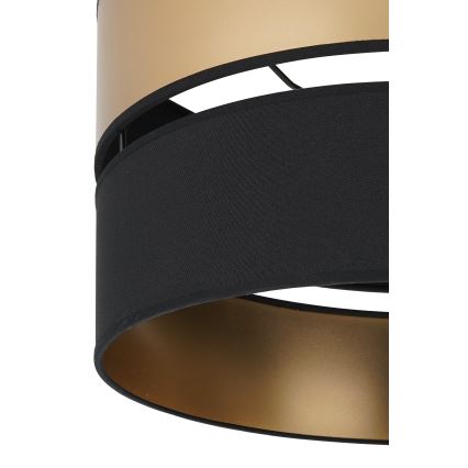 Brilagi - Iluminação de teto ROYAL 1xE27/15W/230V diâmetro 40 cm preto/dourado