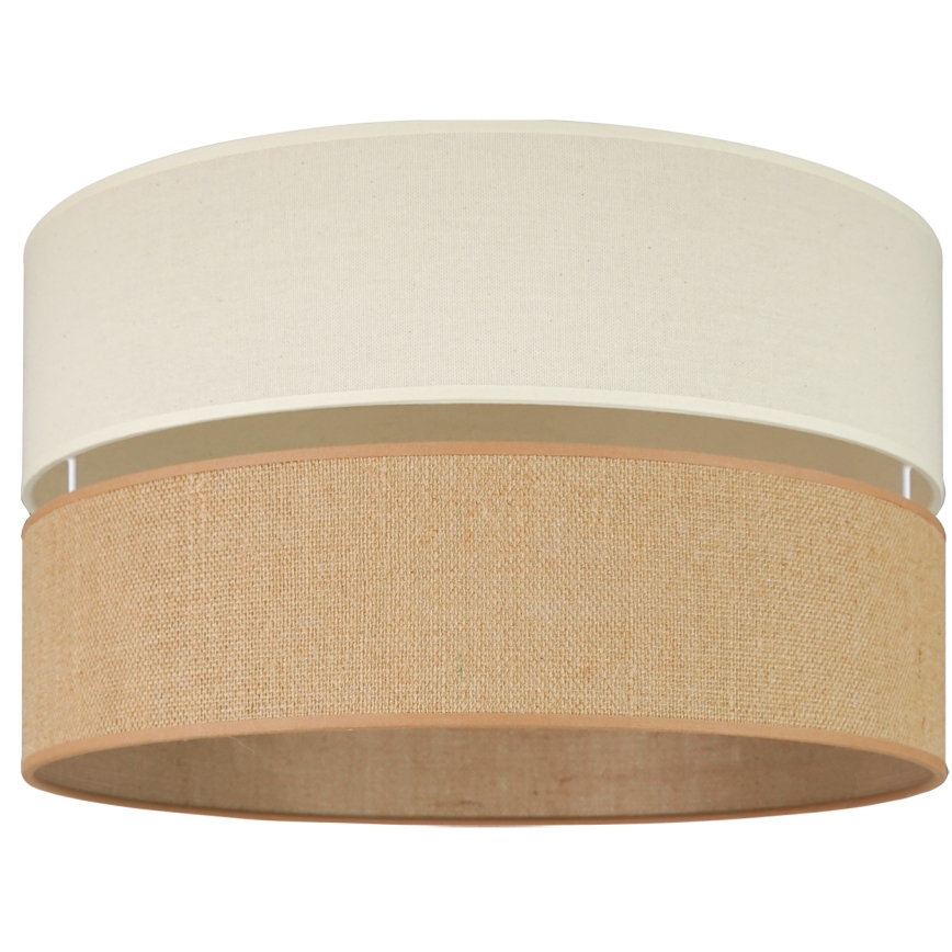 Brilagi - Iluminação de teto ROYAL YUTE 1xE27/15W/230V diâmetro 40 cm bege/creme