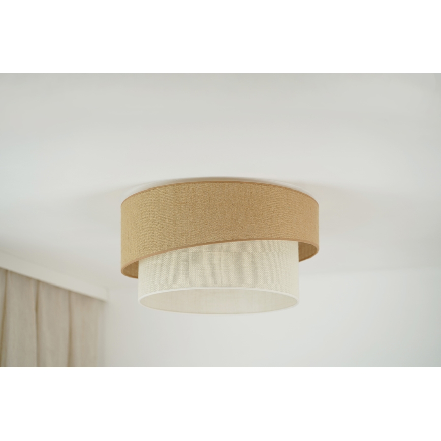 Brilagi - Iluminação de teto SHINE 1xE27/15W/230V diâmetro 50 cm bege/creme