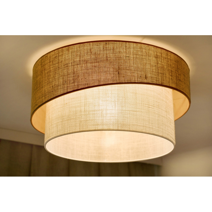 Brilagi - Iluminação de teto SHINE 1xE27/15W/230V diâmetro 50 cm bege/creme